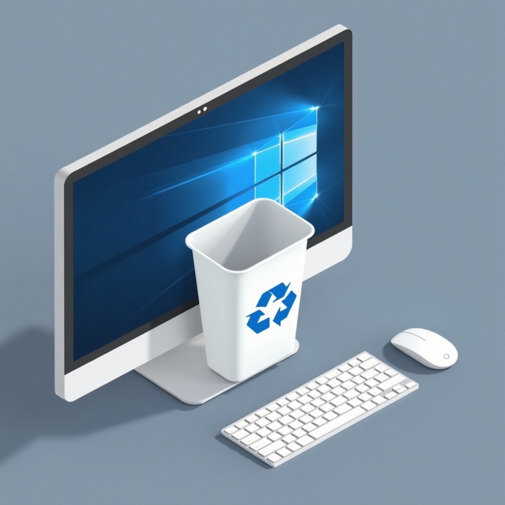 remove recycle bin from desktop