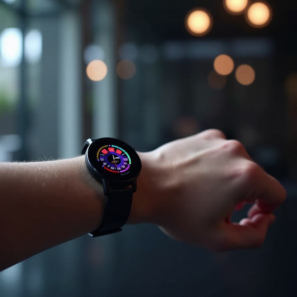 AMOLED smart watch instructies